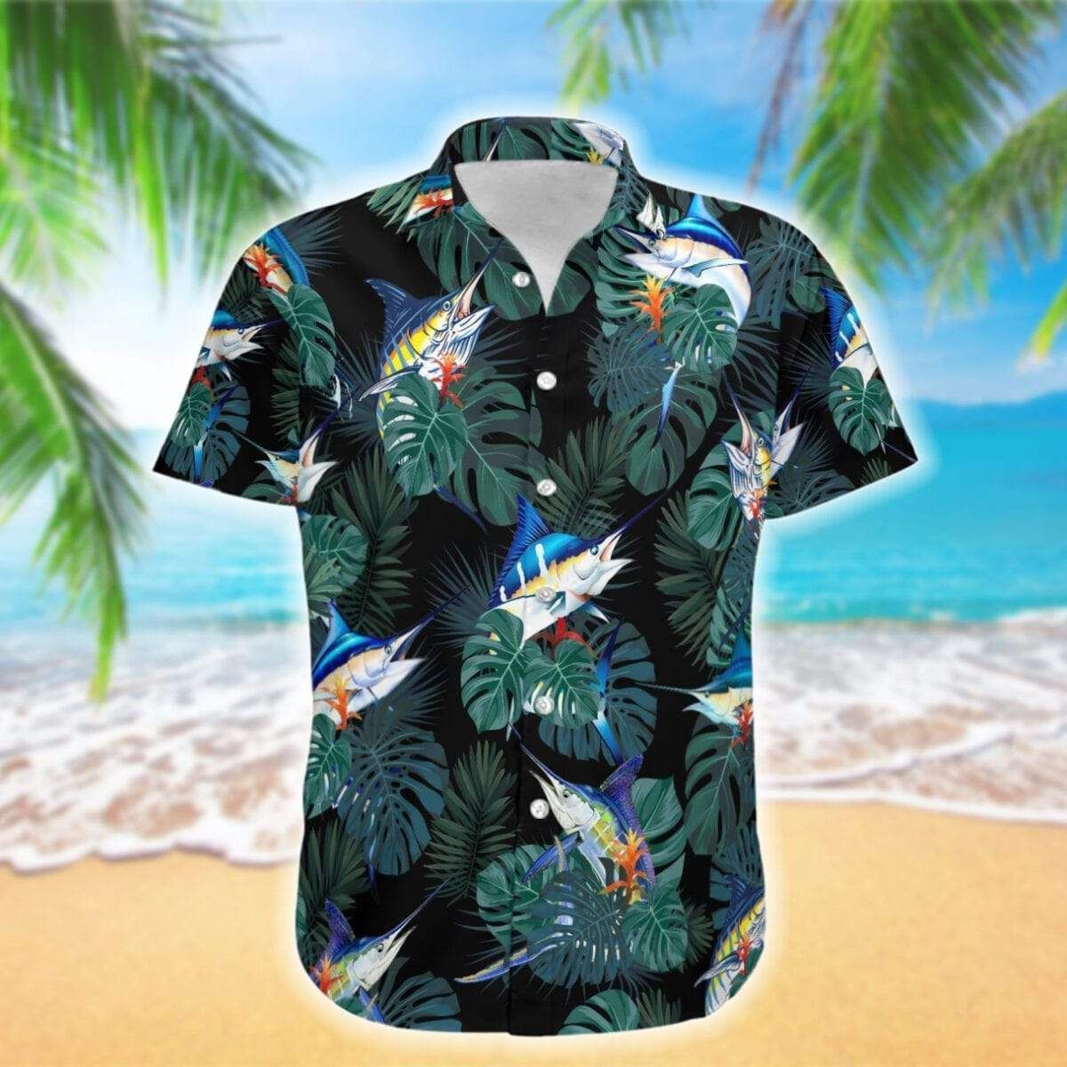 Get Now Marlin Fish Hawaii Aloha Shirts Ha72384