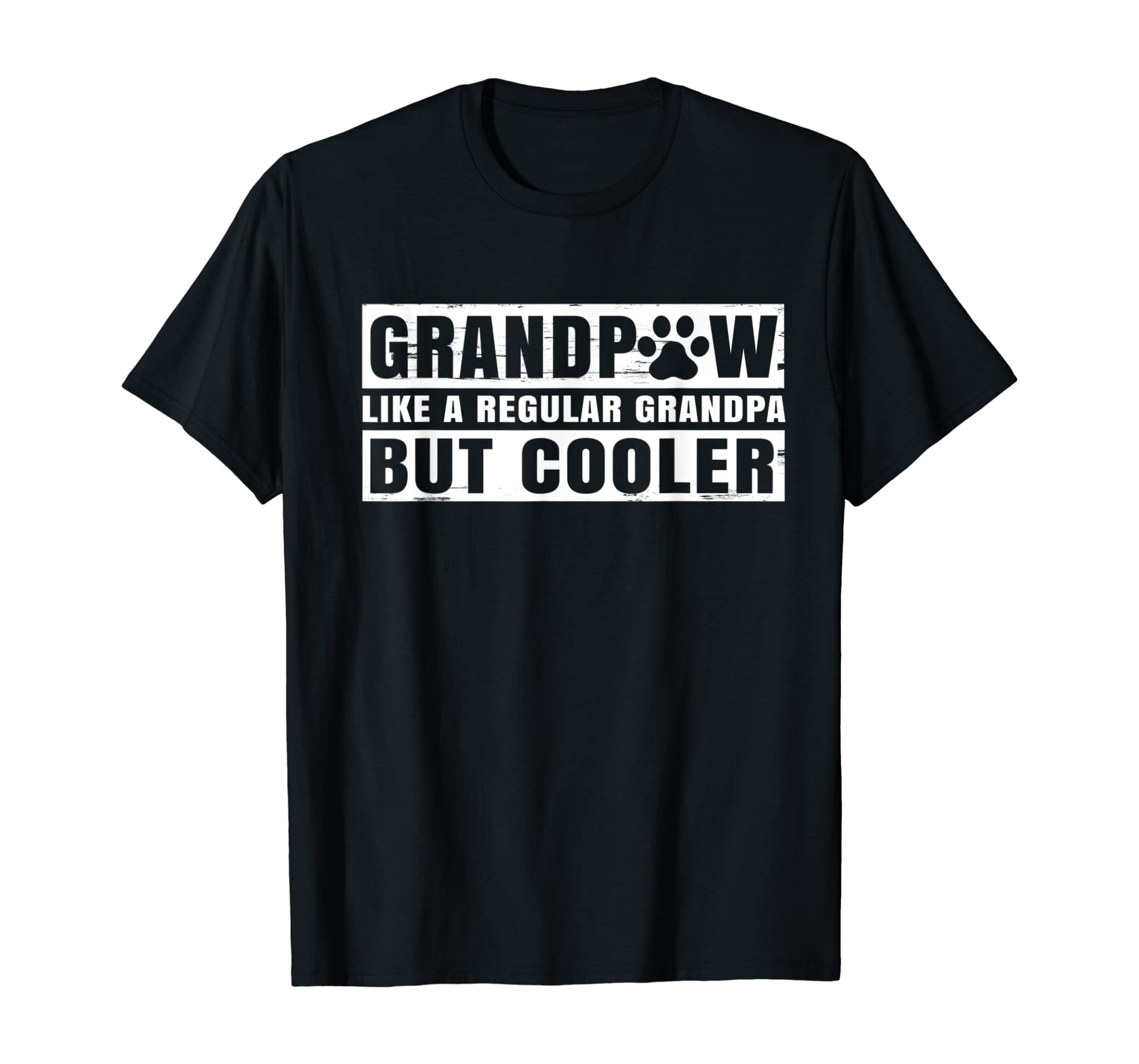 Grandpaw Shirt Men Grand Paw Regular Grandpa Dog Lover Gifts T-Shirt