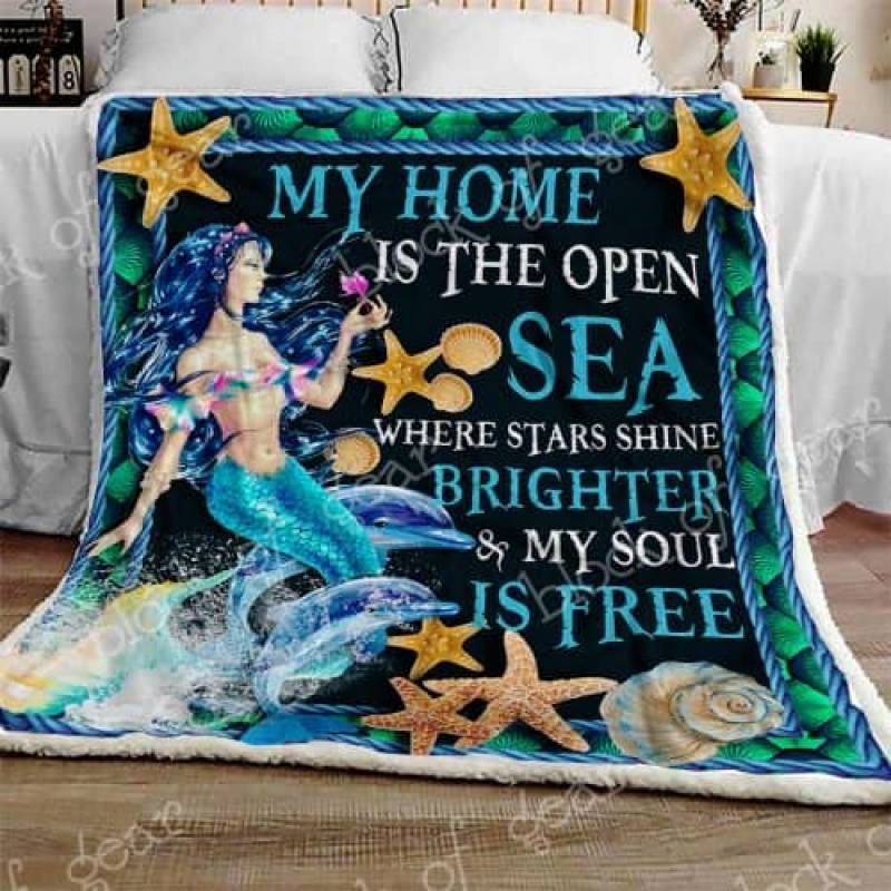 Mermaid Of The Sea Sofa Blanket NP75 Block Of Gear™