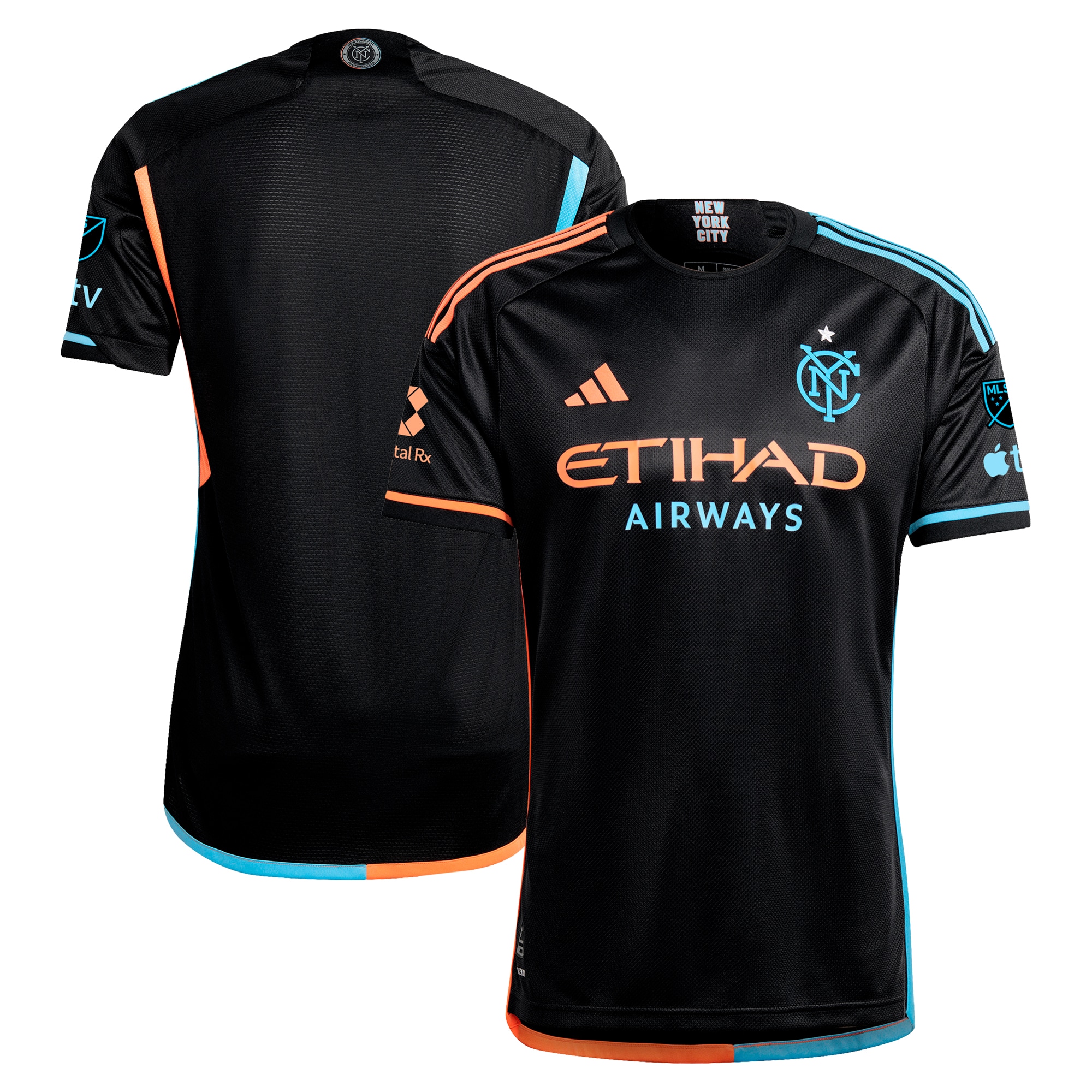 New York City FC 2024 24/7 Kit Authentic Jersey  Black