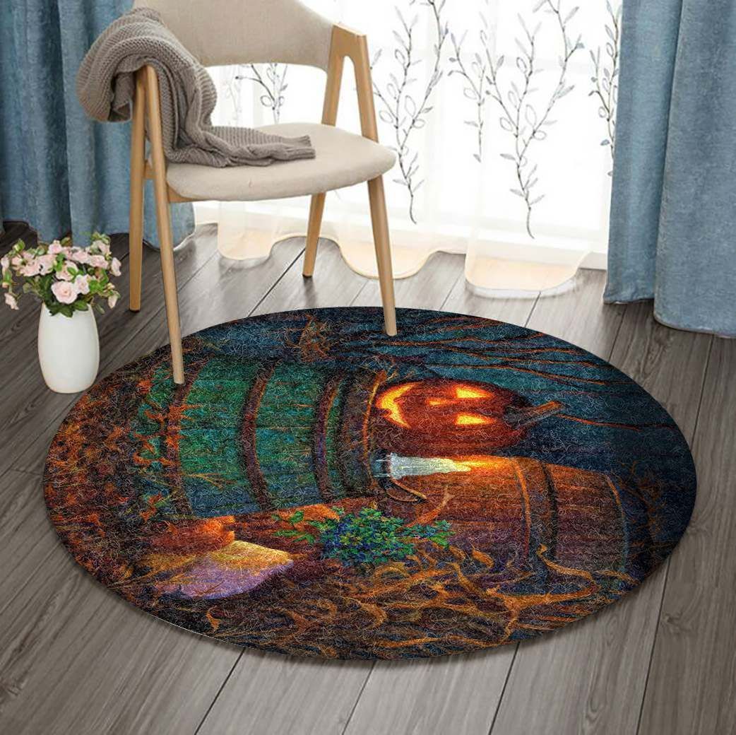 Halloween GE1636 Round Rug  CYSI2907