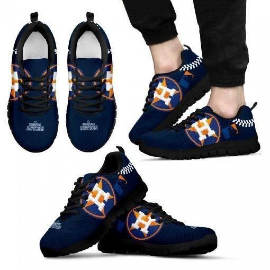 Houston Astros Fan Custom Unofficial Running Shoes Sneakers Trainers Ladies Men Kids Gift