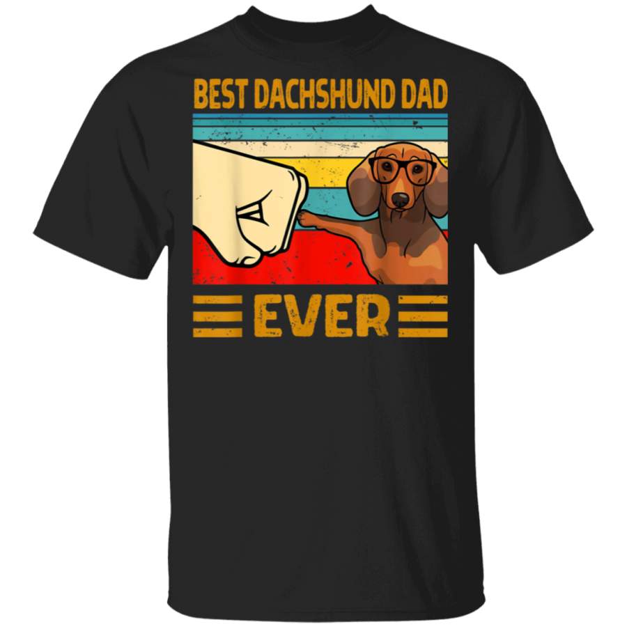 Funny Best Dachshund Dad Ever TShirt