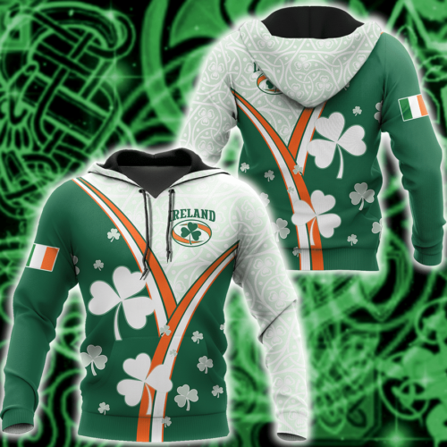 Irish St. Patrick Ireland 3D Hoodie Saint Patrick’S Day Gift Hn