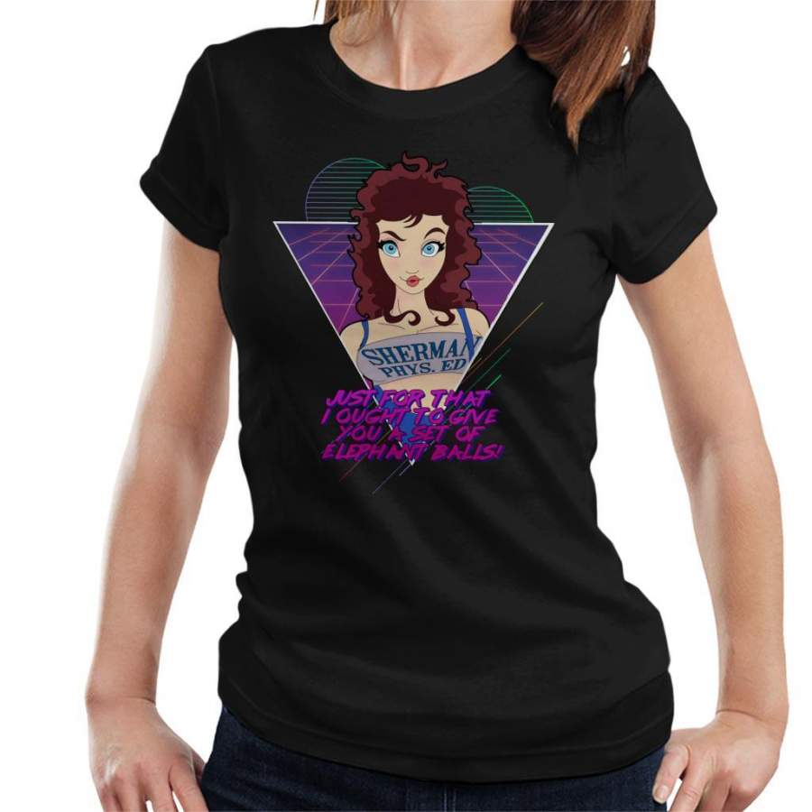 Weird Science Lisa Sherman Phys Ed Women’s T-Shirt