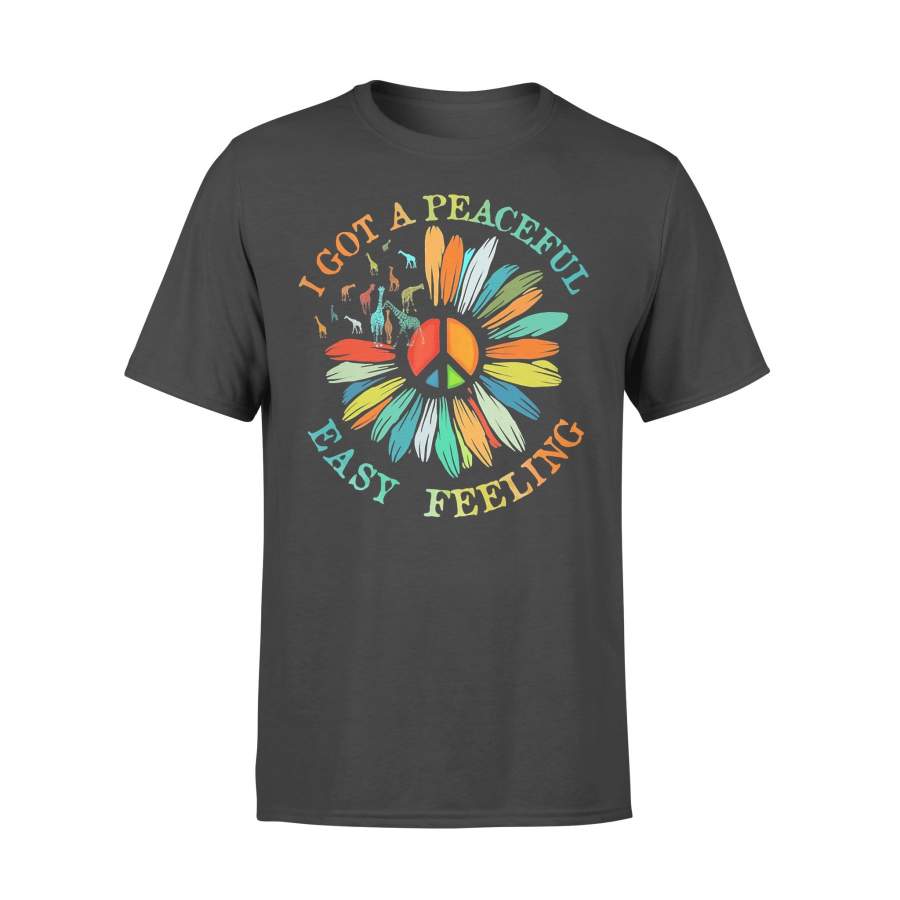 Official Sunflower I Got A Peaceful Easy Feelingshirt T-shirt