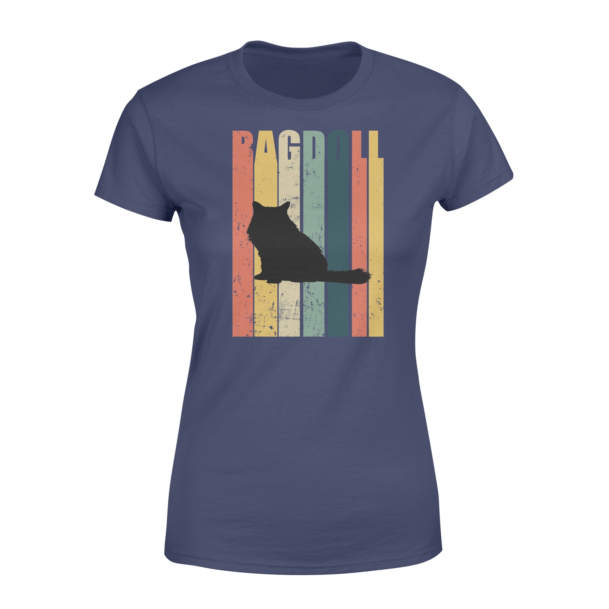 Cat – Vintage 1980’s Style Ragdoll – Premium Women’s T-shirt