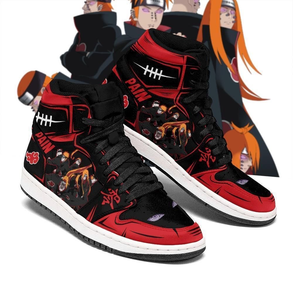 Akatsuki Pain Shoes Eyes Costume Boots Naruto Anime Sneakers Unisex Men Women