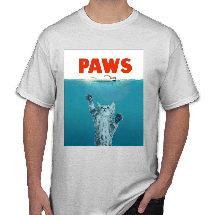 Paws – Cat Kitten Meow Parody T Shirt Men T-Shirt