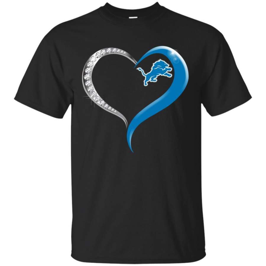 AGR Detroit Lions in Diamond Heart Shirt