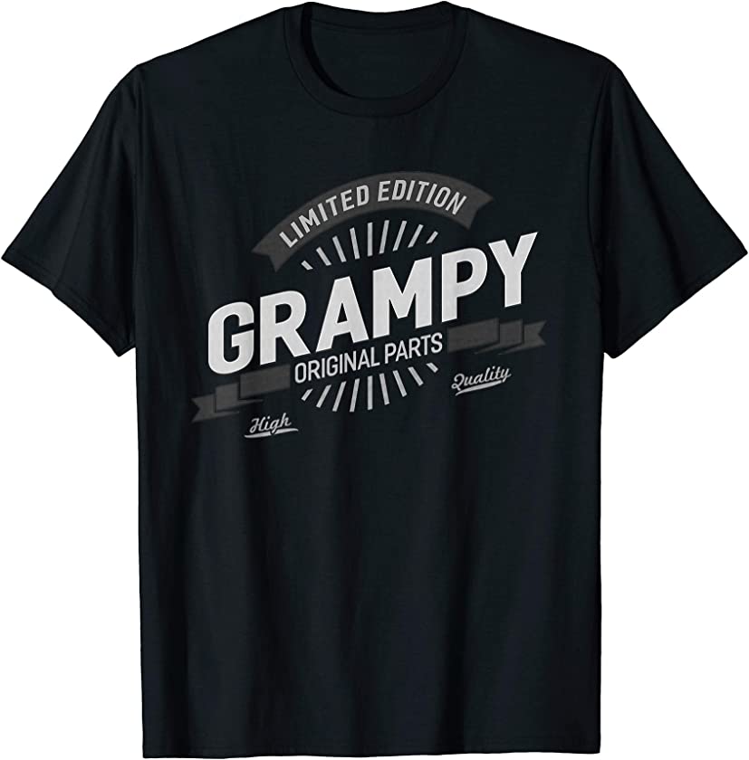 Vintage Grampy Original Fathers Day Men Grandpa T-Shirt