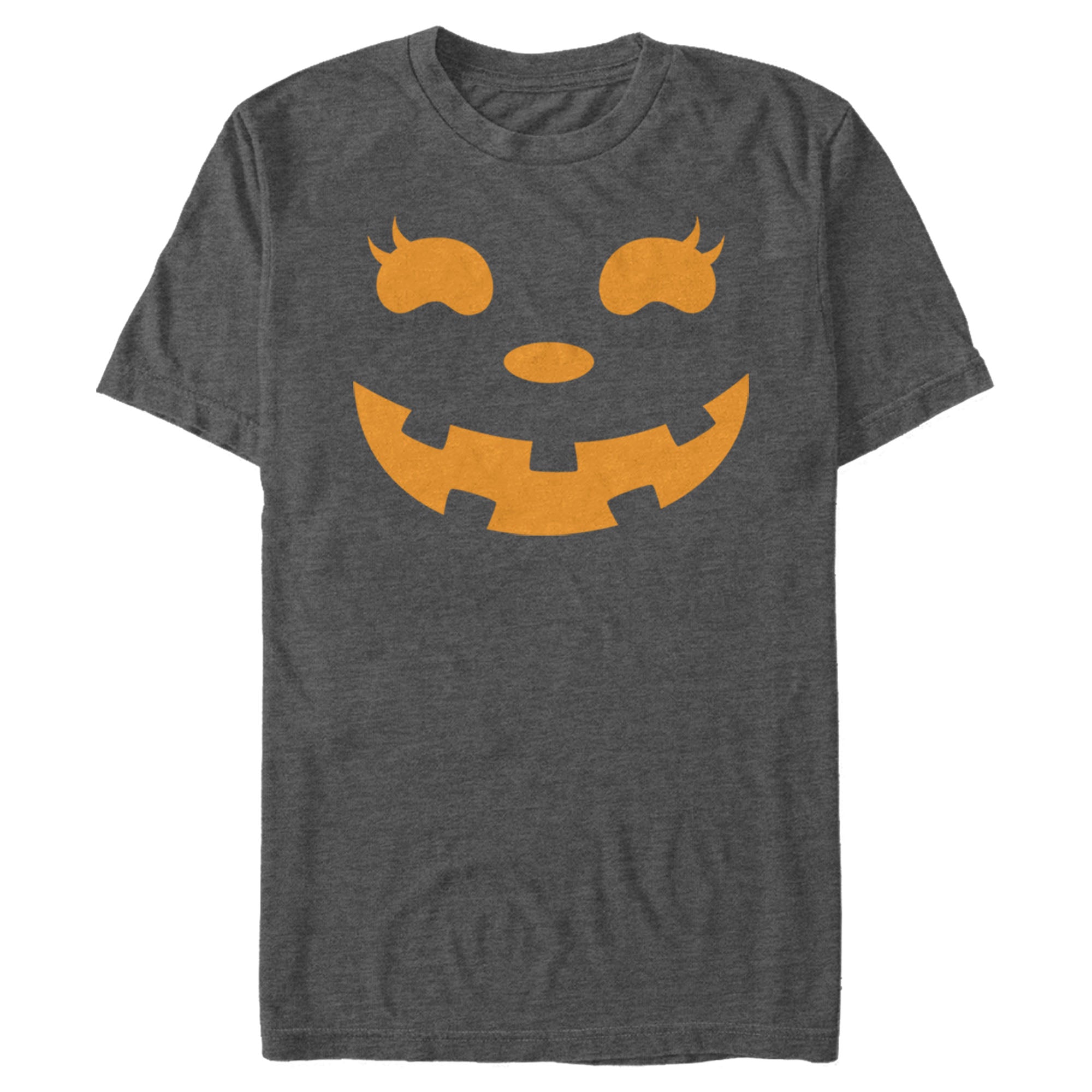 Chin Up Men’S Halloween Jack O’ Lantern Face  T-Shirt