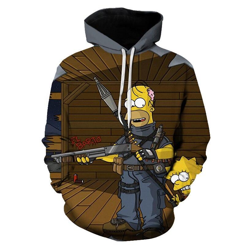 The Simpsons Sweatshirt Hoodies V11 3D T-Shirt