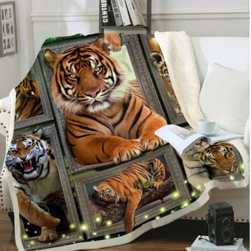 3D Tiger Blanket – Saleoff 2301207