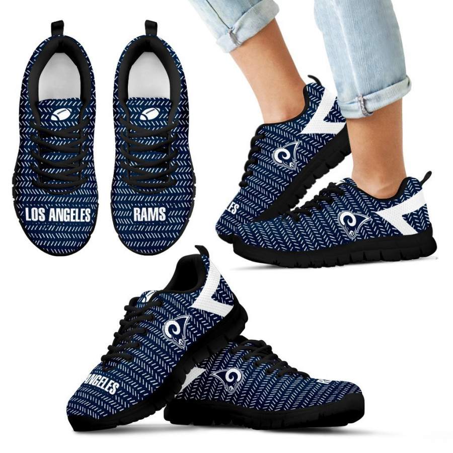 Pattern Logo Slide In Line Los Angeles Rams Sneakers