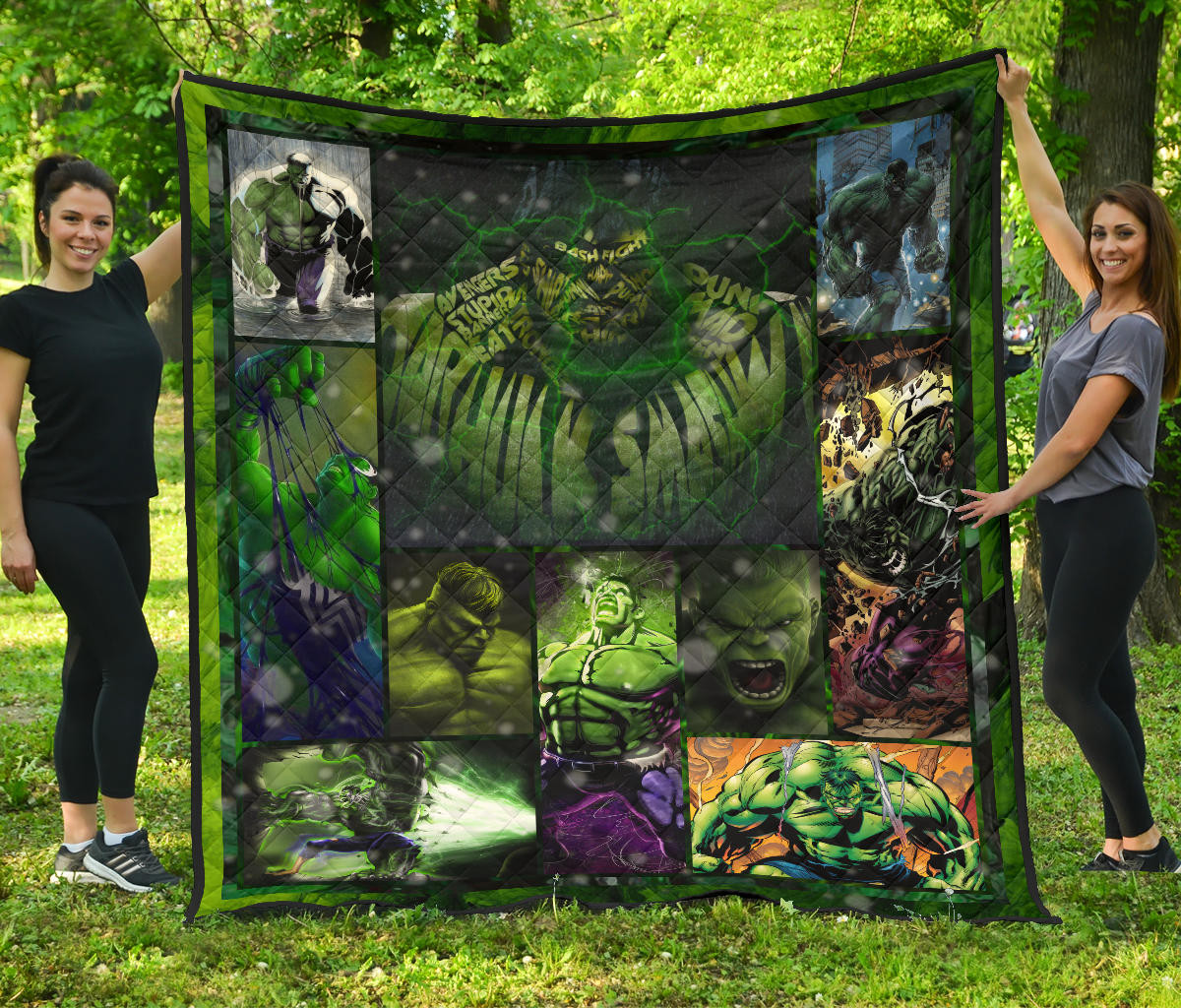 Angry Hulk The Incredible Hulk Premium Quilt Blanket Movie Home Decor Custom For Fans Nt042203