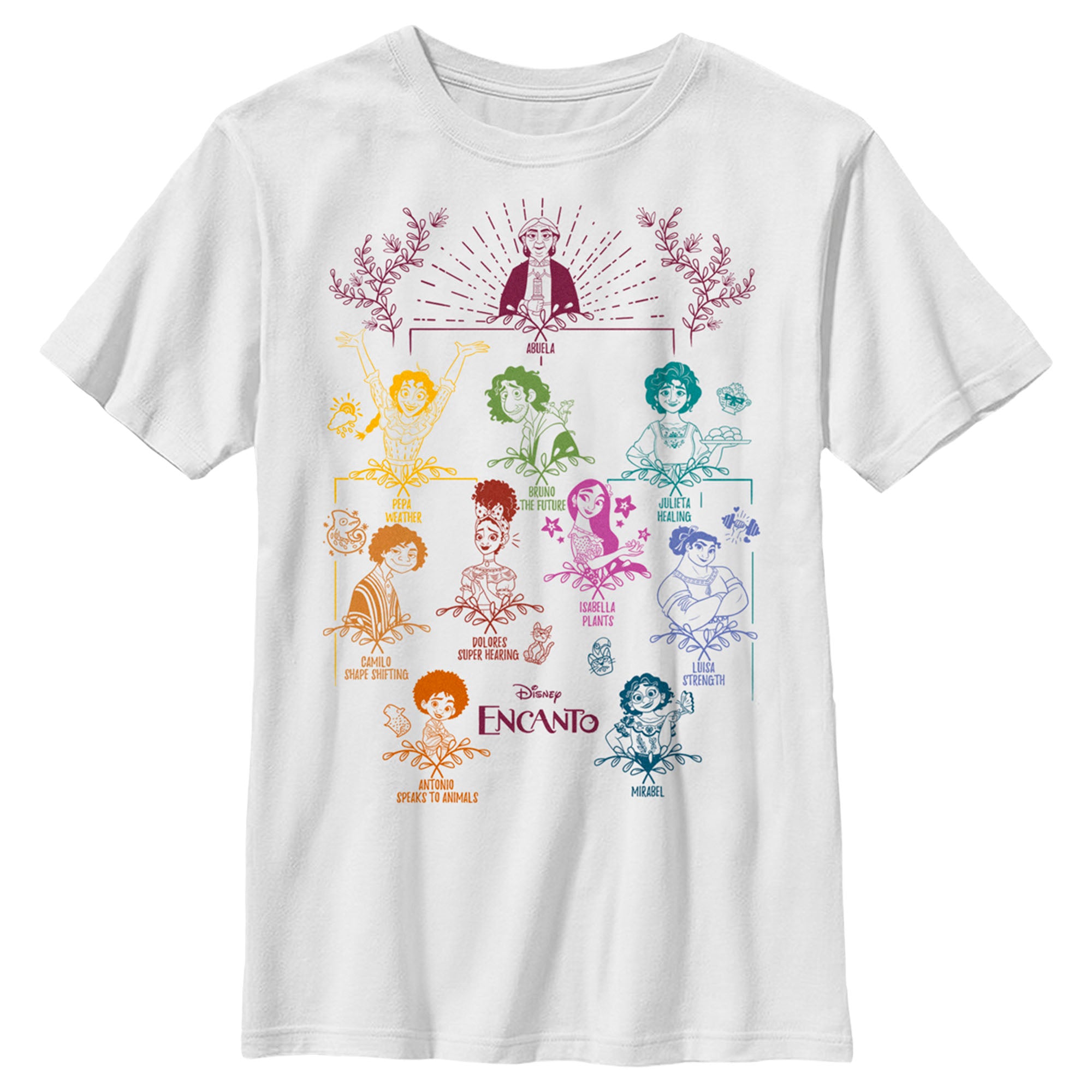 Boy’S Encanto Madrigal Family Tree T-Shirt