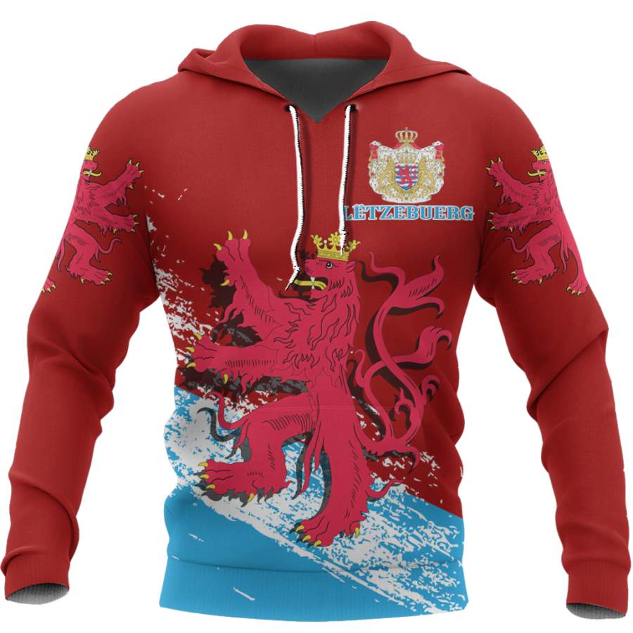 (Lëtzebuerg) Luxembourg Lion Special Hoodie A7 – Anvyprint