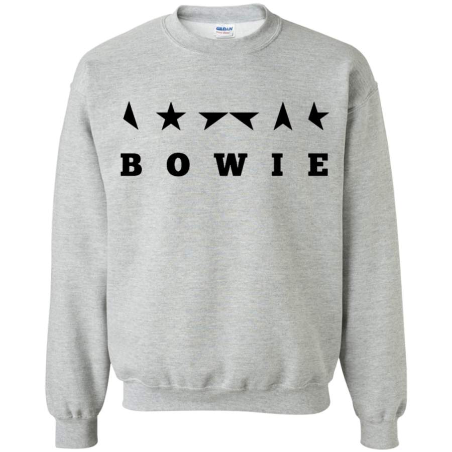 AGR David Bowie Blackstar Crewneck Pullover Sweatshirt