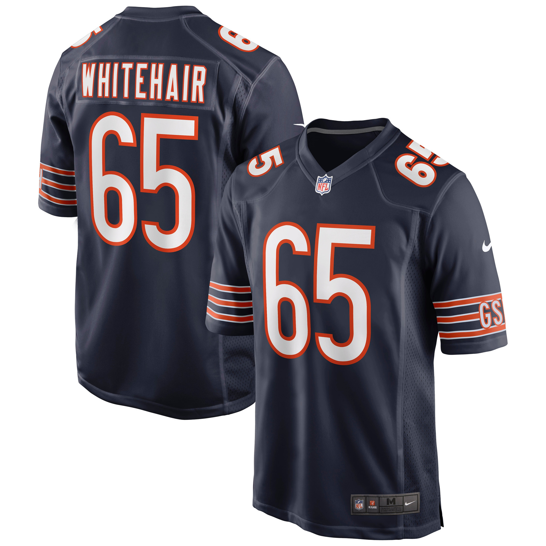 Cody Whitehair Chicago Bears Game Jersey – Navy NFL