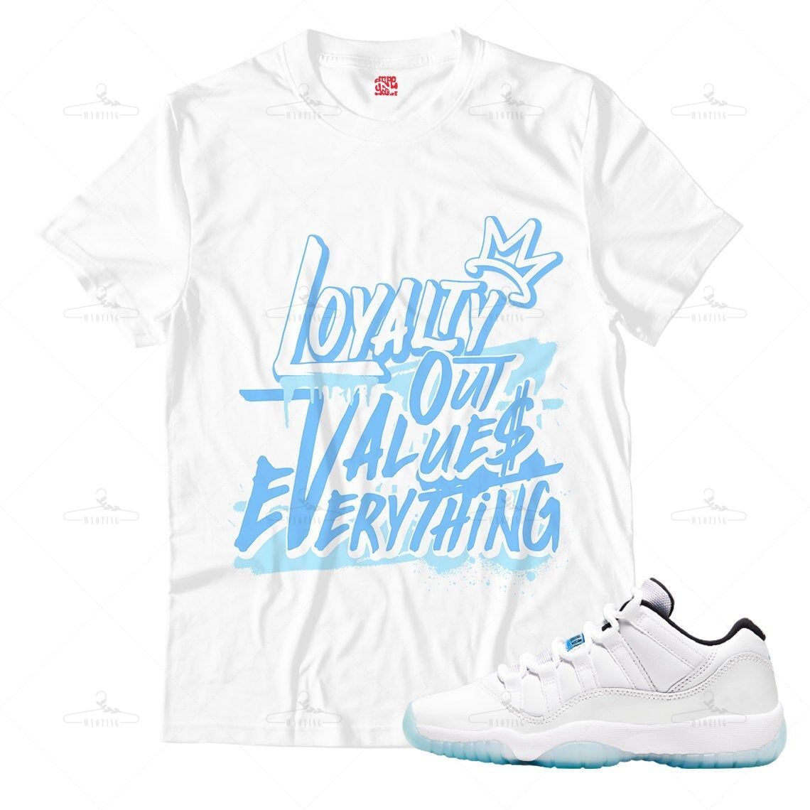 New L Unisex Low Legend Blue T-Shirt