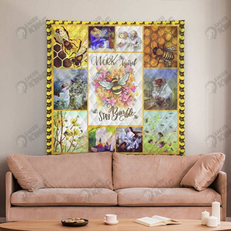 Animal Bee Quilt Blanket 1495