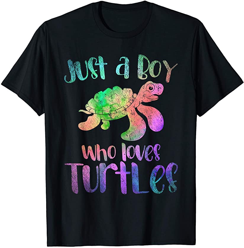 Pet Owner Men Boys Kids Gift Cute Sea Animal Ocean Turtle T-Shirt