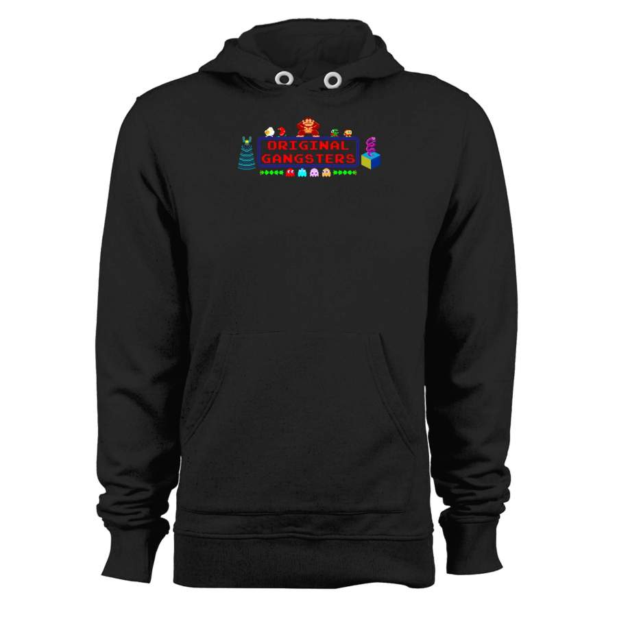 80s Arcade Original Gangsters 8 Bit Unisex Hoodie