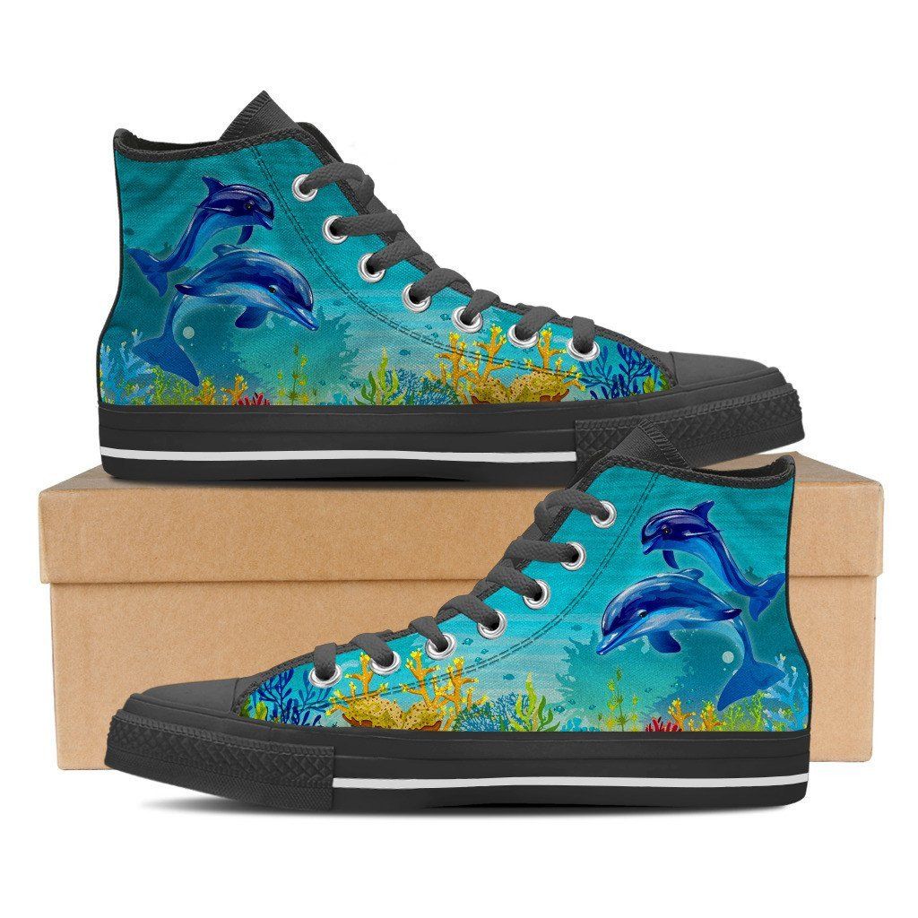 Dolphin -Clearance High Top Shoes Sneakers