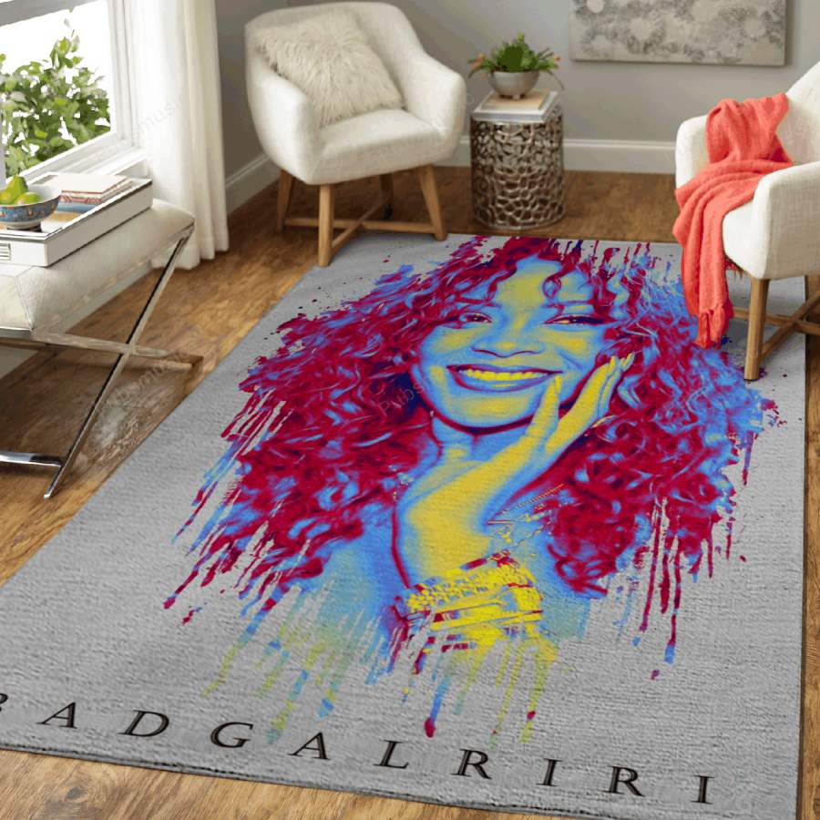 Rihanna – Music Art For Fans Area Rug Living Room Carpet Floor Decor