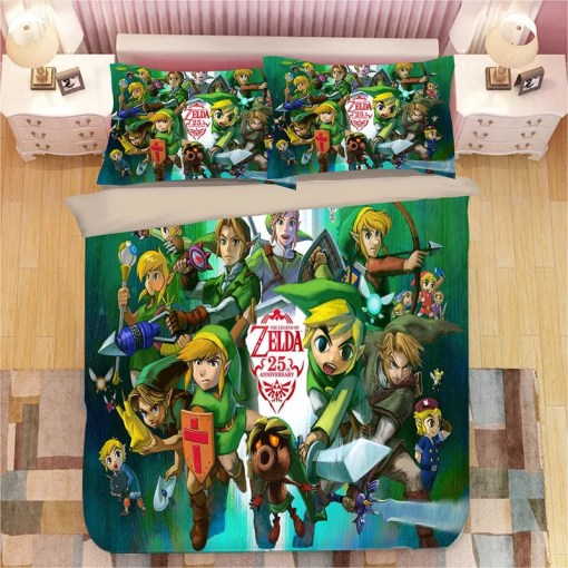 Super Smash Bros Ultimate Mario 5 Duvet Cover Pillowcase Home Decor 3D Bedding Set