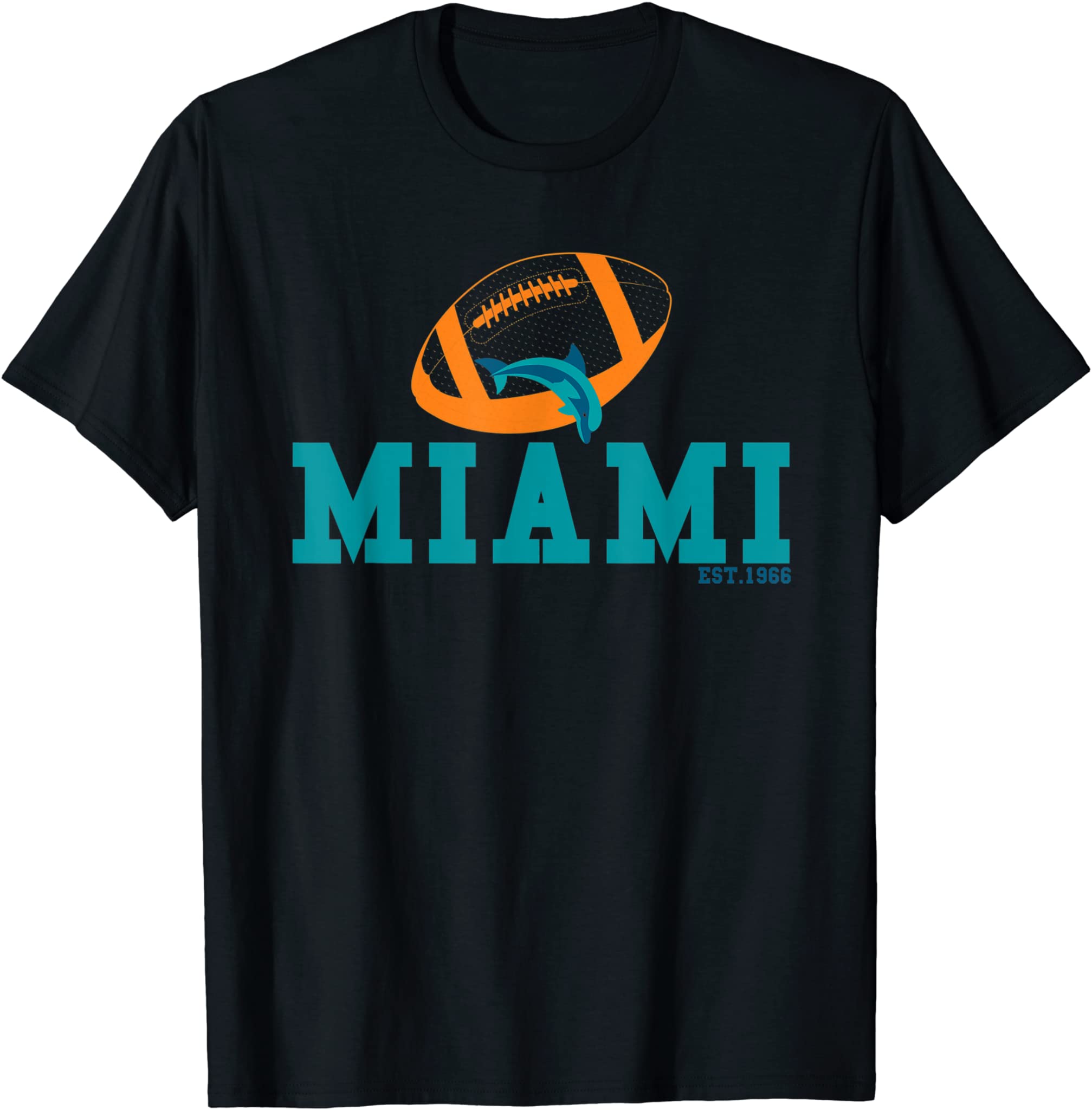 Miami Sports Team Est.1966 Athletic Novelty Dolphin T-Shirt