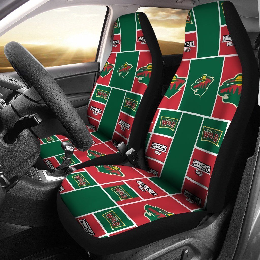 Minnesota Wild Car Seat Covers 2pcs v5