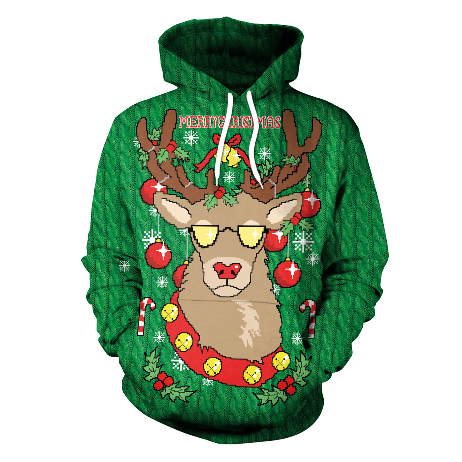 Couples Reindeer Lanterns Ugly Christmas Sweater Red Funny Tacky Christmas Jumper Men Women Party Holiday New Year Sweatshirts alx