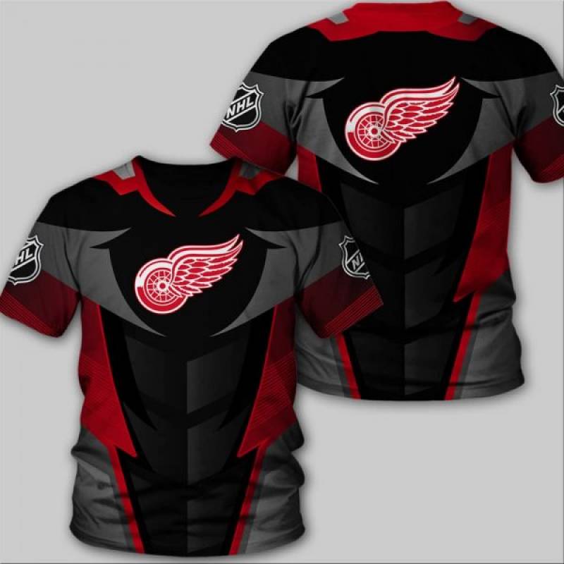 Men / Women Detroit Red Wings 3D T-shirt, Detroit Red Wings Apparel