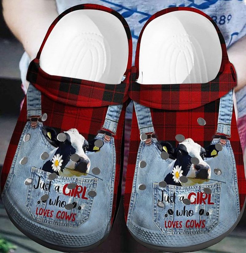 Cow Girl Farmer Crocband clogs