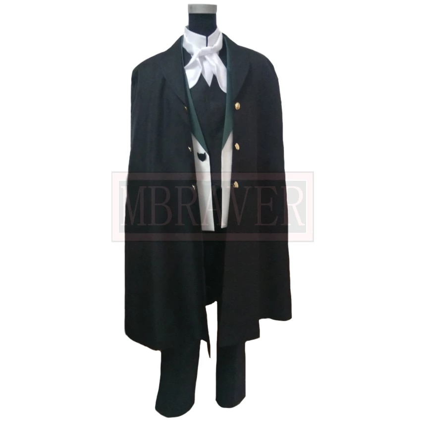 Bungo Stray dogs Season 2 Edgar Allan Poe Cosplay Costume Halloween Party Outfit Custom Made Any Size alx