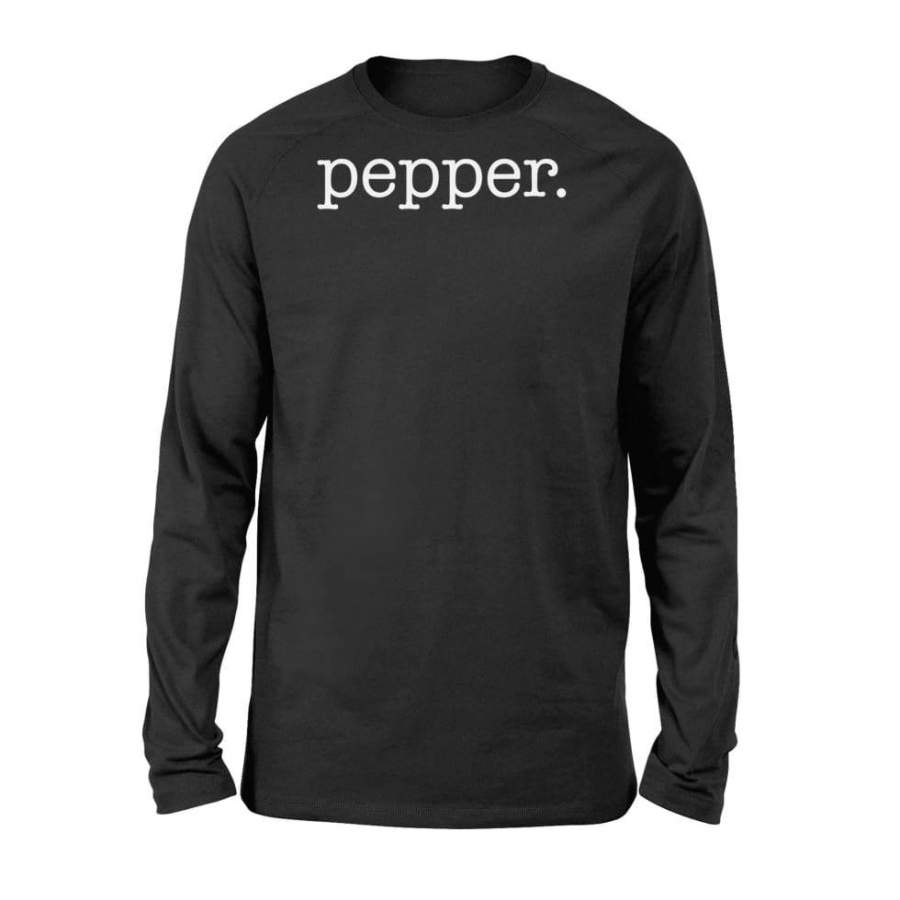 Matching Halloween Shirt Salt And Pepper Costume For Couples – Standard Long Sleeve