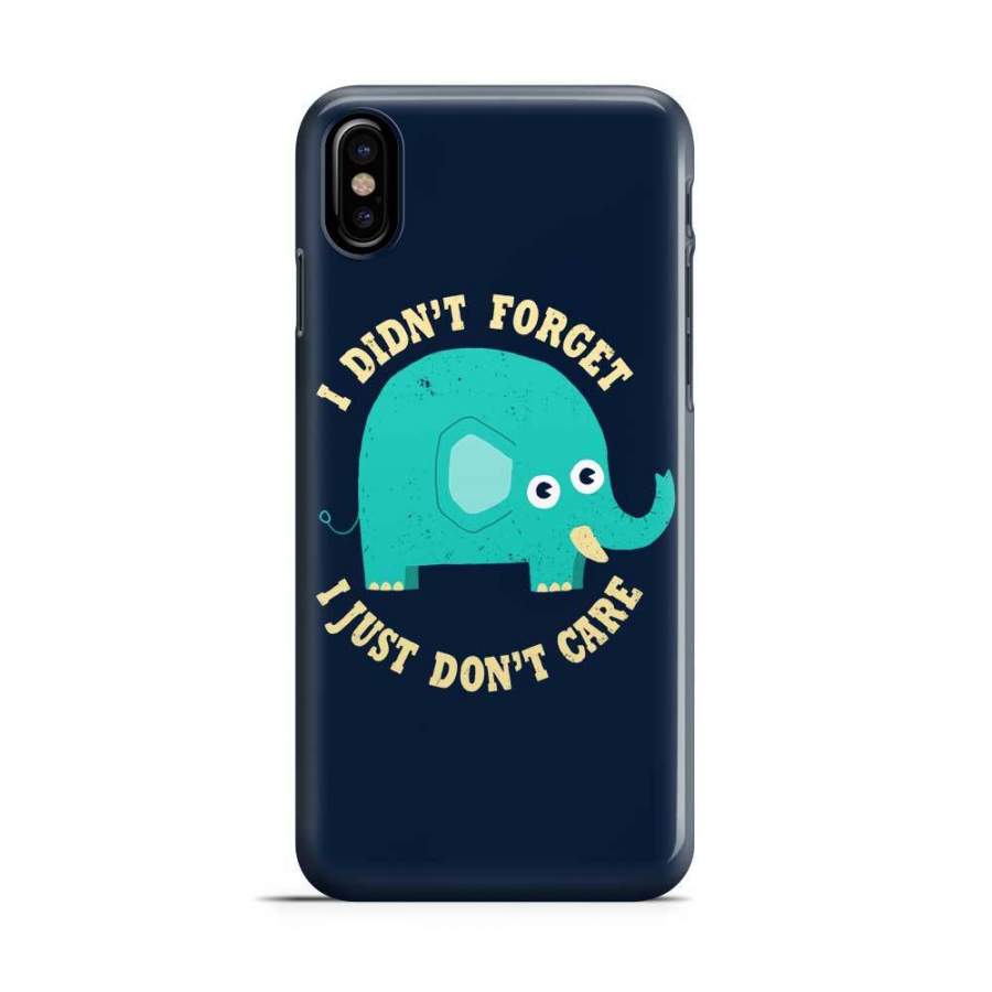 An Elephant Never Cares – Phone Case