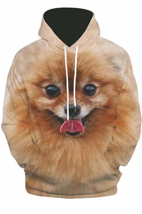 [CITYBARKS] [Hoodie] Animals Dogs Pomeranian