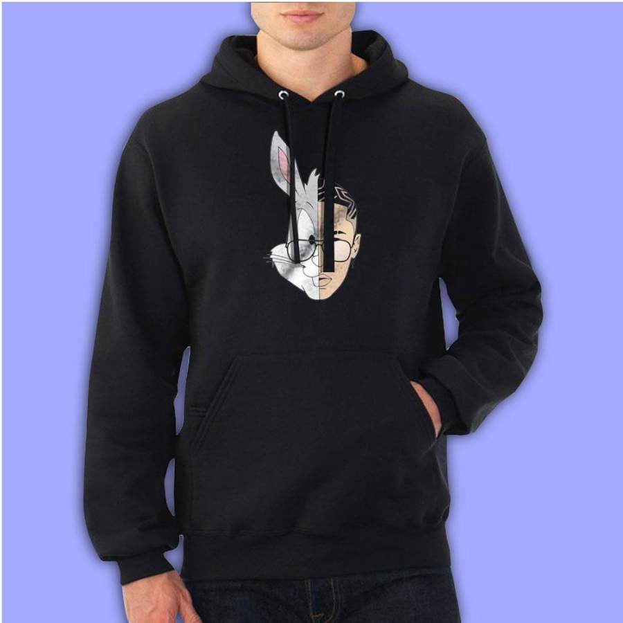 The Books Bunny Looney Toons Men’S Hoodie