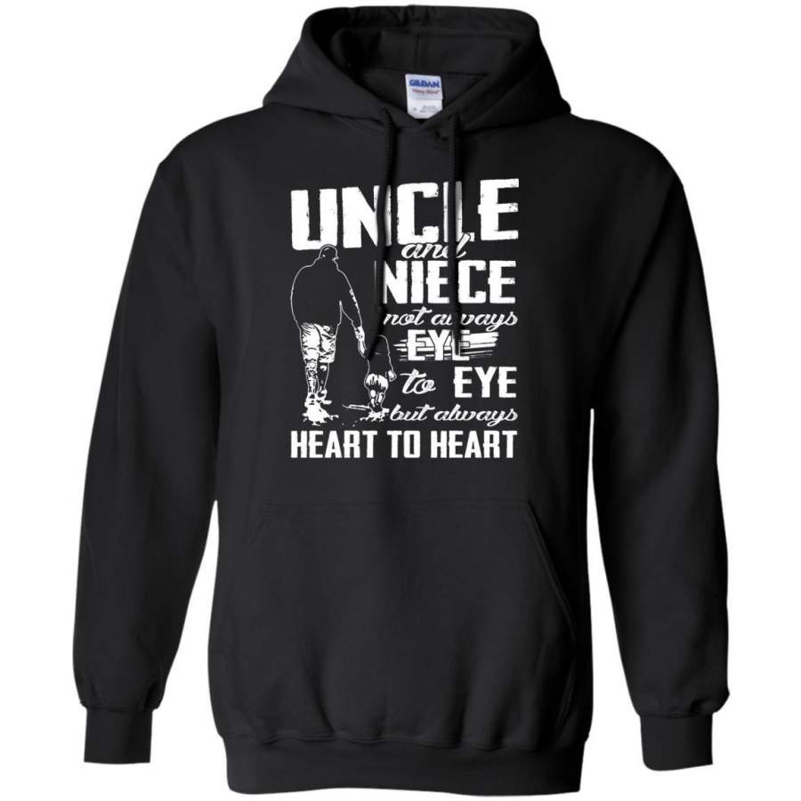 AGR Uncle and Niece not always eye to eye but always heart to heart shirt Hoodie