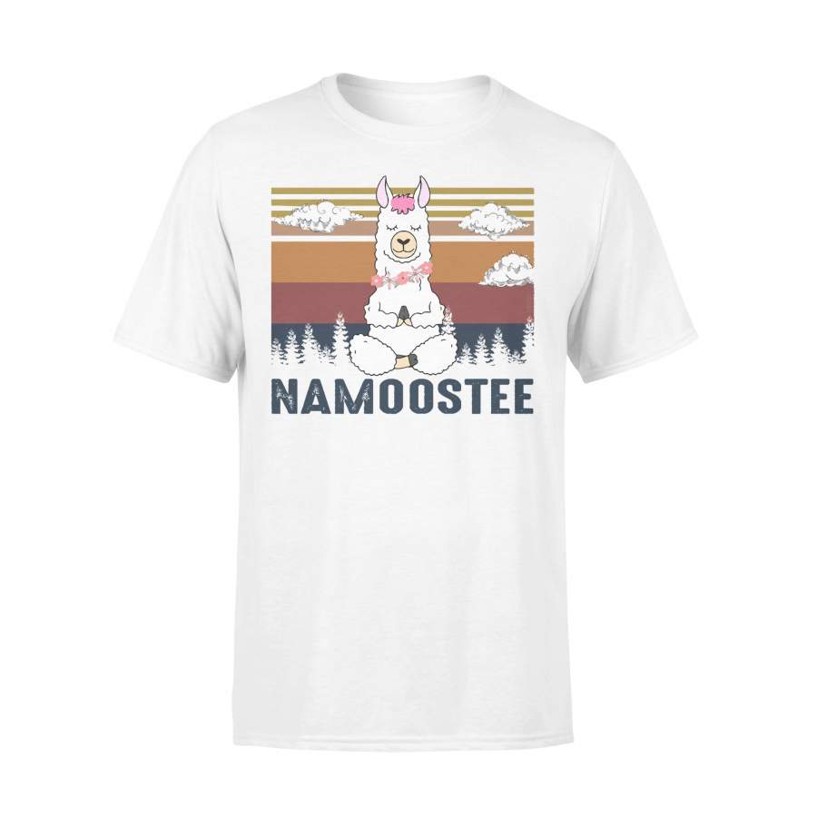 Vintage Namoostee Llama Yoga Vintage Gift T-shirt