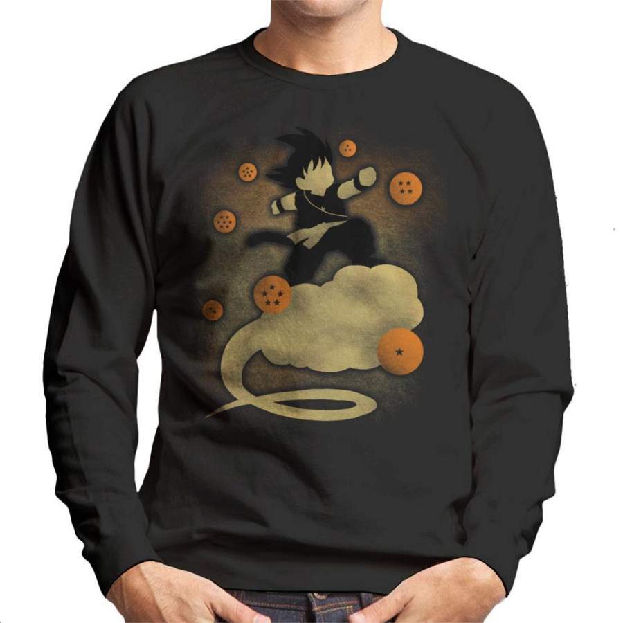 Dragon Ball Z Goku Cloud Silhouette Men’s Sweatshirt