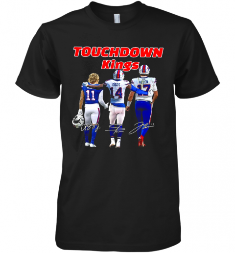 Touchdown Kings Buffalo Bills Diggs Allen Beasley Signatures Premium Men’S T-Shirt