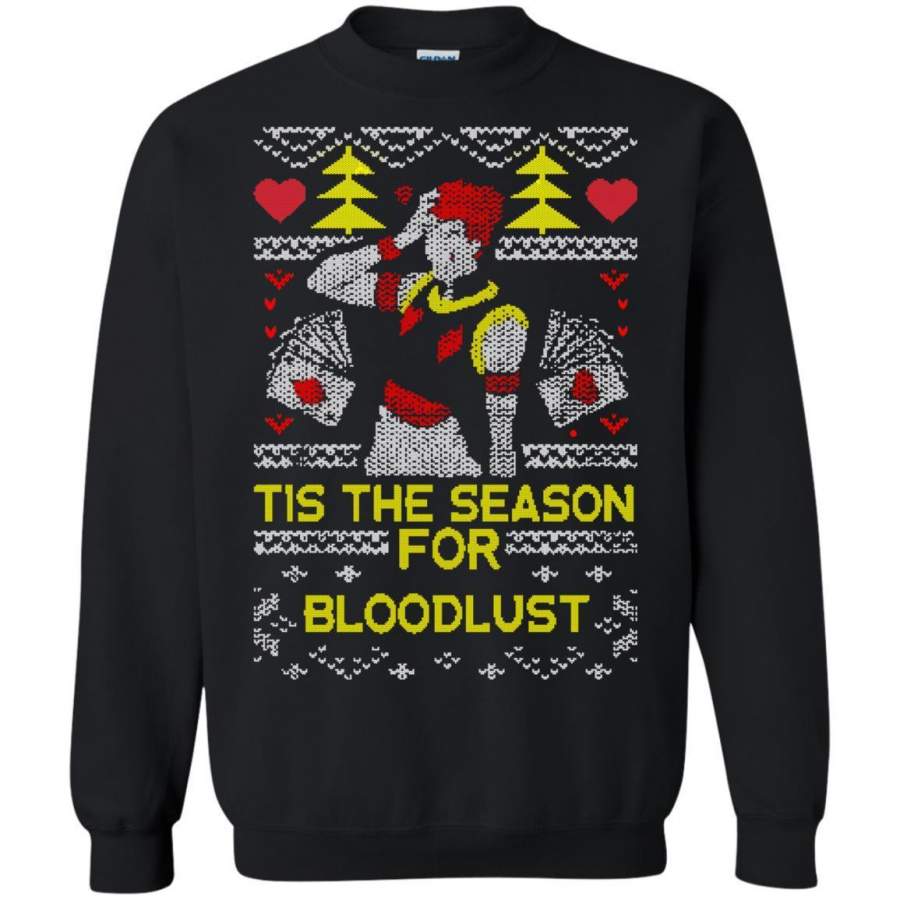 AGR Tis the season for bloodlust Chrismas sweatshirt