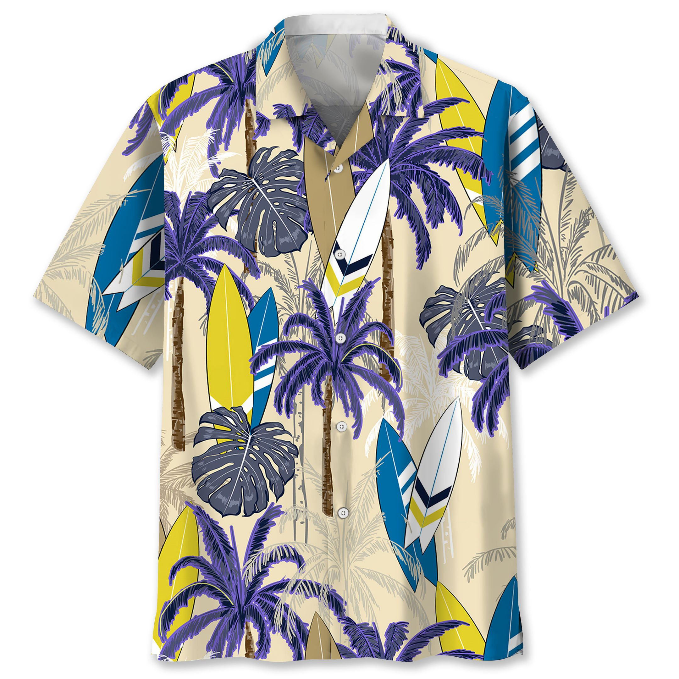 Surfing Palm Hawaiian Shirt Ha60098