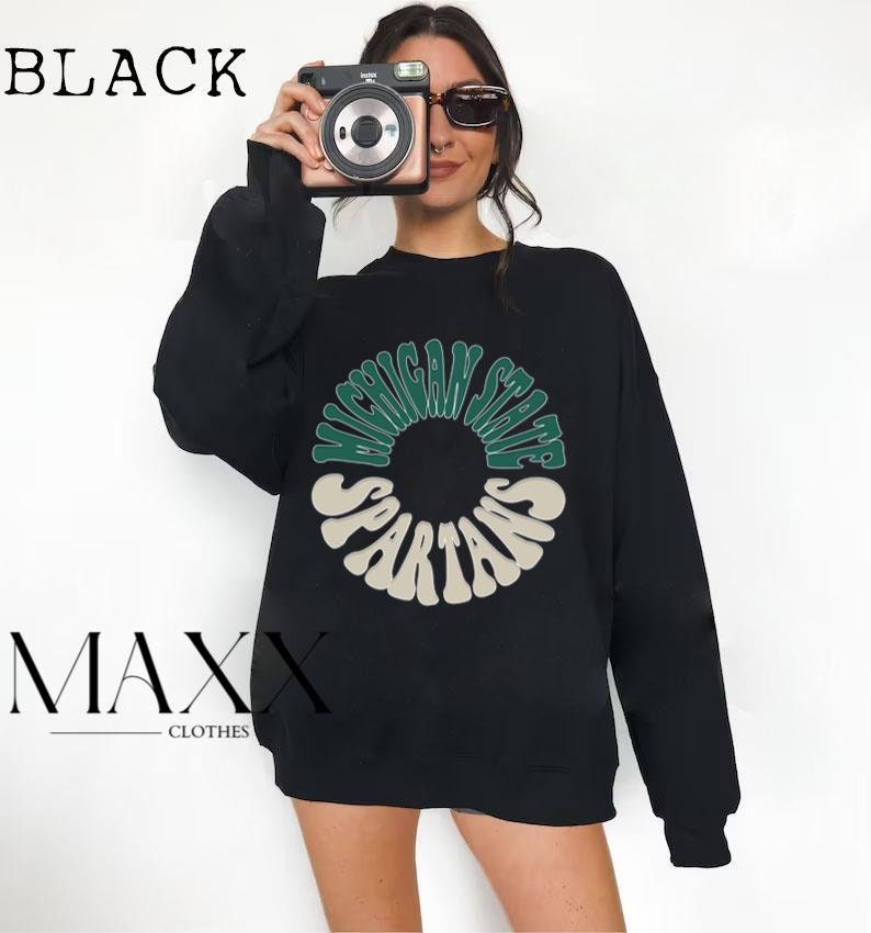 Michigan State Spartans 1855 Crewneck, Vintage Michigan State University Shirt, College Basketball, Unisex T-shirt Sweatshirt Hoodie