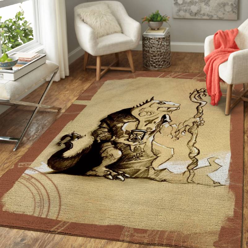 AGANEcro – Armored Animals Area Rug Carpet