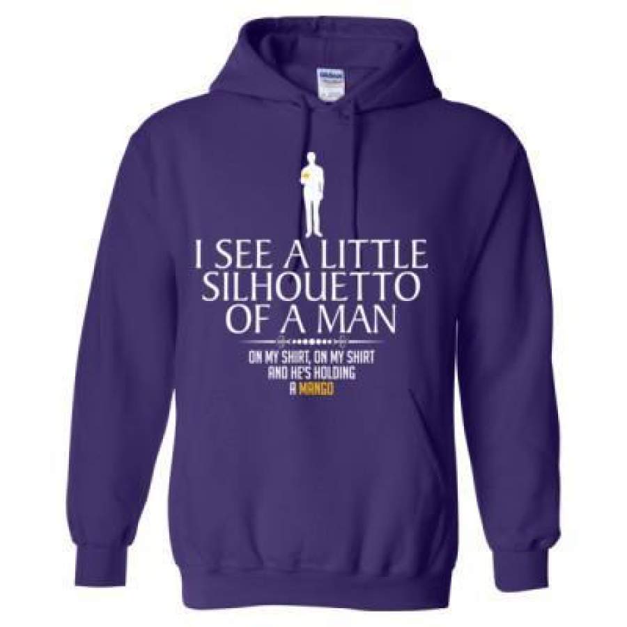 AGR I See A Little Silhouetto Of A Man Holding A Mango – Heavy Blend™ Hooded Sweatshirt